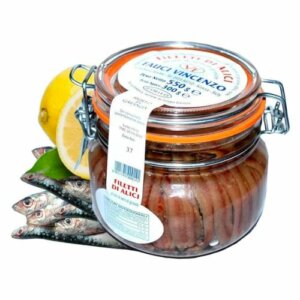 Filetti di alici siciliane all'olio di girasole 550g