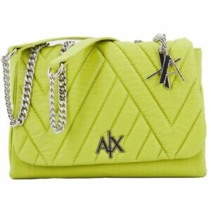 Borsa a tracolla bloom Armani Exchange verde fluo