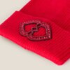 CUFFIA IN MAGLIA DOUBLE LOVE MOTIVI DETTAGLIO