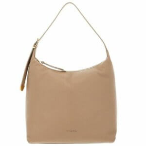 Borsa a Spalla Beige Gleen Medium Coccinelle