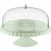 Alzata Torta con Campana Guzzini Verde Malva