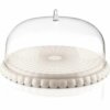Set Tortiera Piccola Tiffany Guzzini - Bianco Latte