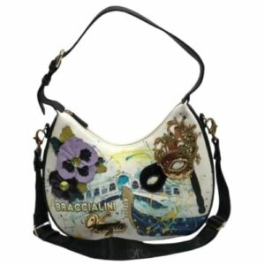 Borsa a spalla/tracolla Cartoline Venezia Braccialini